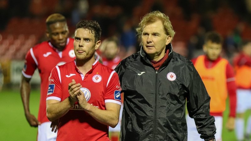 John Russell (left) is assistant manager with Sligo Rovers