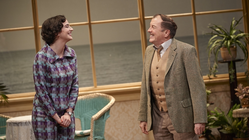 Breffni Holahan and Mark O'Regan in Drama at Inish at the Abbey Theatre (Pics: Ros Kavanagh)