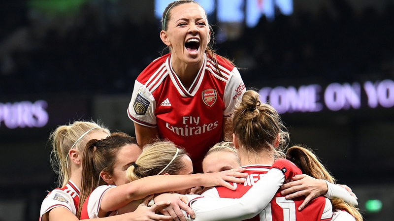 Katie McCabe's Arsenal had been just four points off the top
