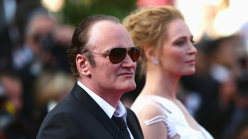 Quentin Tarantino and Uma Thurman