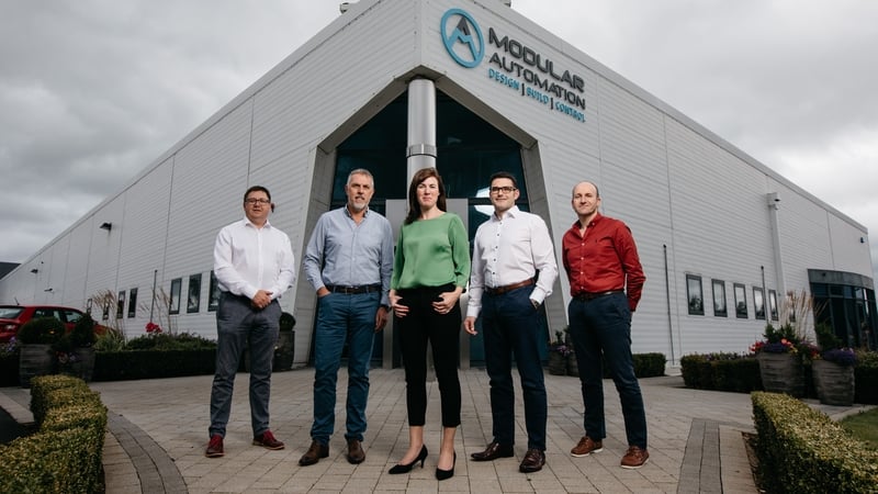 Modular Automation's management team, including CEO Vivian Farrell