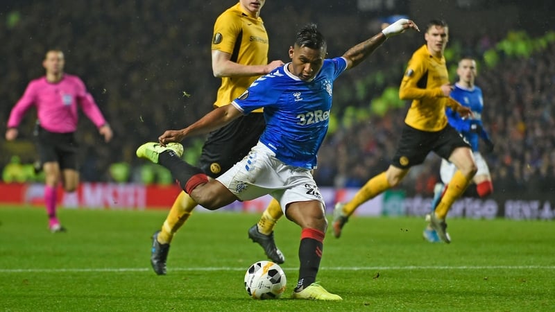 Morelos put Rangers ahead at Ibrox