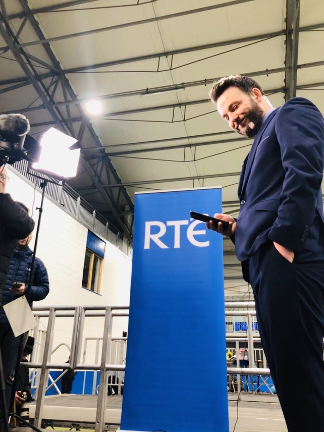 Colum Eastwood with a smile on his face as he and his party took two of the 18 Northern Ireland seats