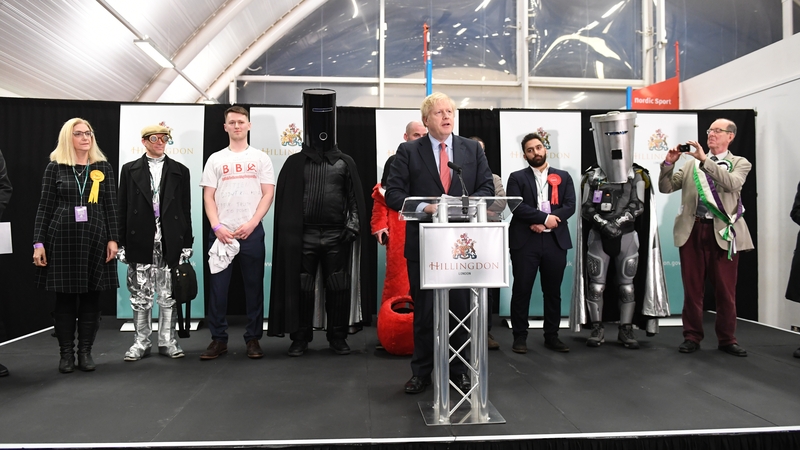 Mr Johnson's Conservative Party looks set for a resounding victory in the UK's third general election in under five years