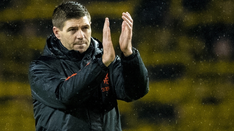 Rangers manager Steven Gerrard