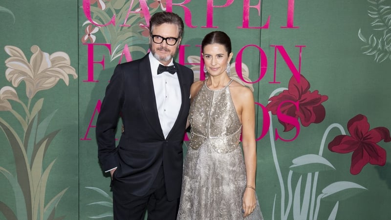 Colin Firth and Livia Giuggioli