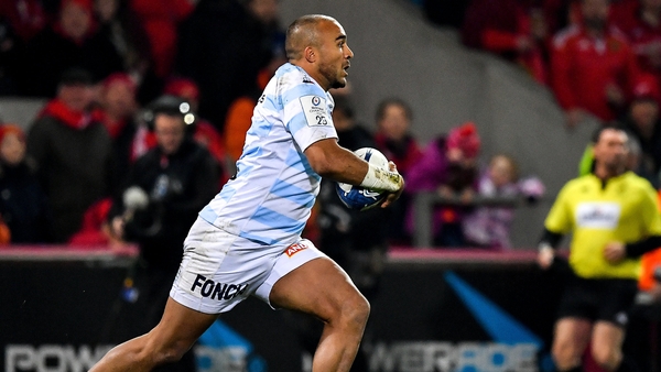 Zebo starts at full-back for Racing