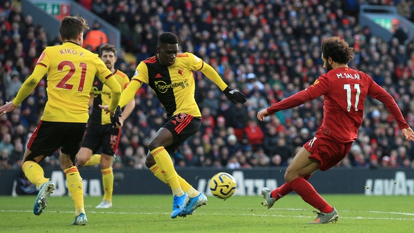 Salah scores Liverpool's opener