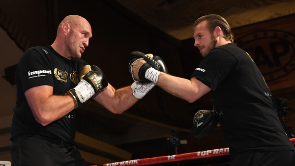 Tyson Fury and now former trainer Ben Davison