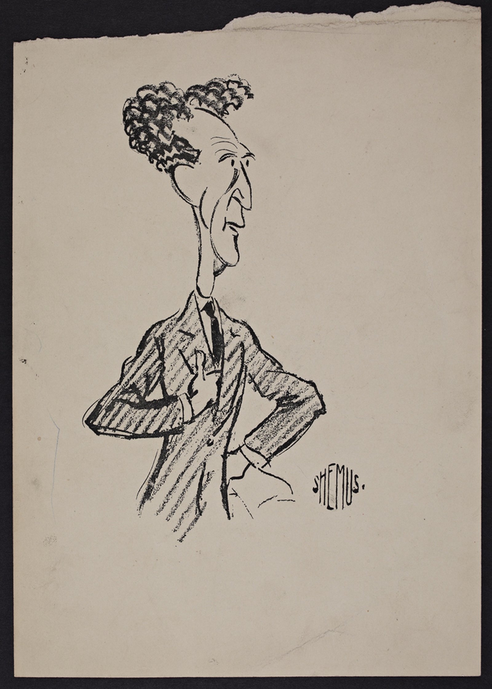 Desmond Fitzgerald cartoon by Ernest Forbes  Image courtesy of the National Library of Ireland