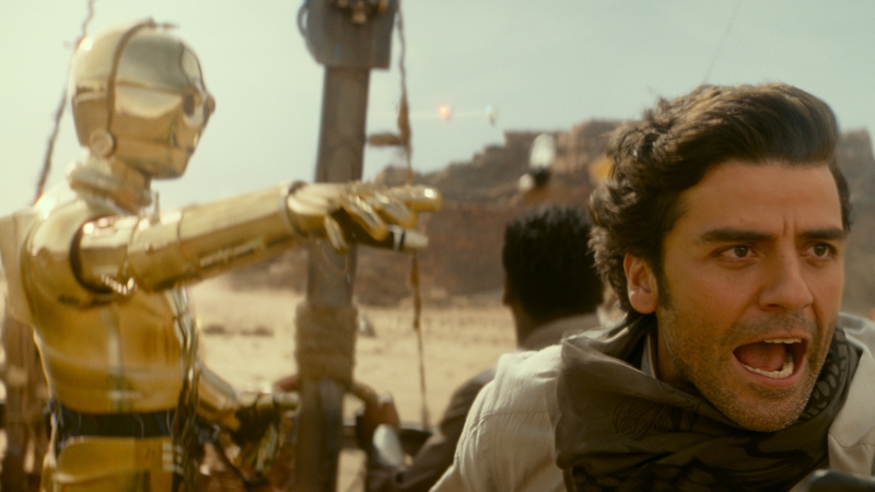 Oscar Isaac in Star Wars: The Rise of Skywalker