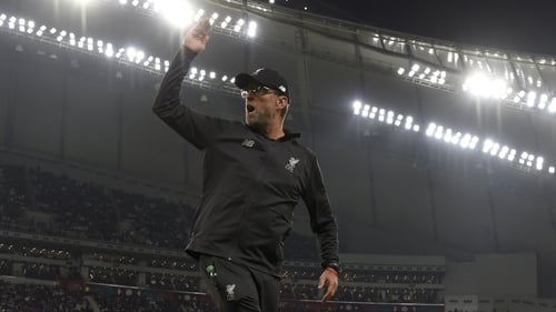 Klopp celebrates at the end