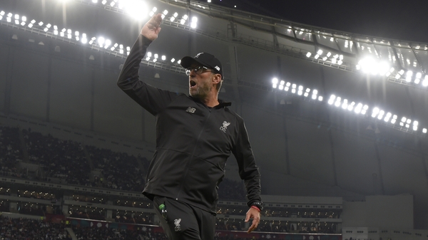 Klopp celebrates at the end