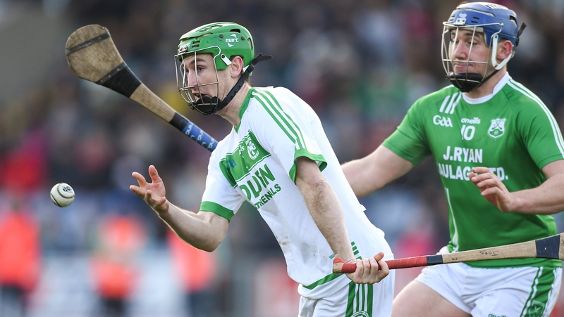 Joey Holden in action against St Mullin's in the Leinster final