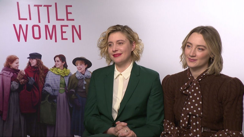 Greta Gerwig with Saoirse Ronan