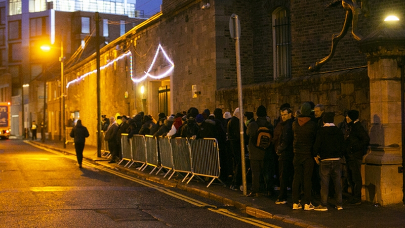 The Capuchin day-centre closed due to government guidelines on gatherings