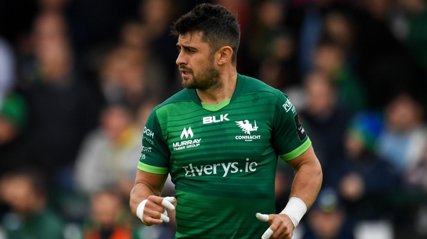 Tiernan O'Halloran returns to the Connacht team after fracturing a bone in his ankle