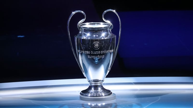 The Champions League trophy