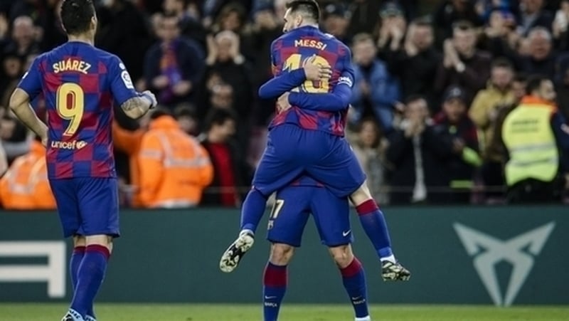 Messi reaches the half ton for the year