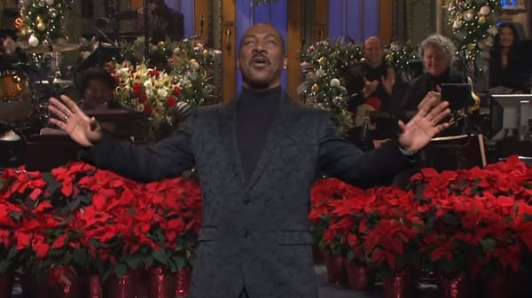 Eddie Murphy - "It's great to be back here, finally" Screengrab: Saturday Night Live/NBC