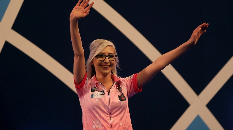 Fallon Sherrock: "I've never felt so relaxed and so calm when I'm playing on a stage before. I'm loving it. It's brilliant"