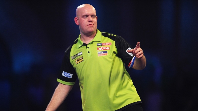 Michael Van Gerwen was in rampant form when cruising into the last-16