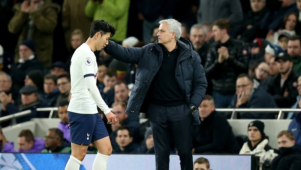 Heung-min wasn't happy with the decision