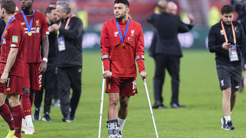 Alex Oxlade-Chamberlain could be out for up to six weeks