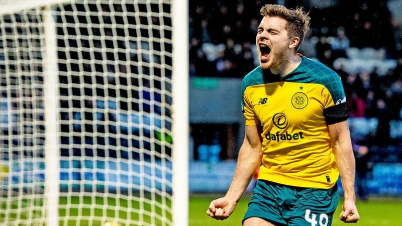 James Forrest scored Celtic's second goal at Paisley