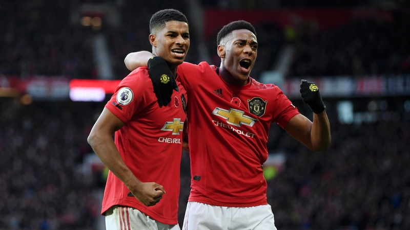 Rashford and Martial were both among the goals against Newcastle United