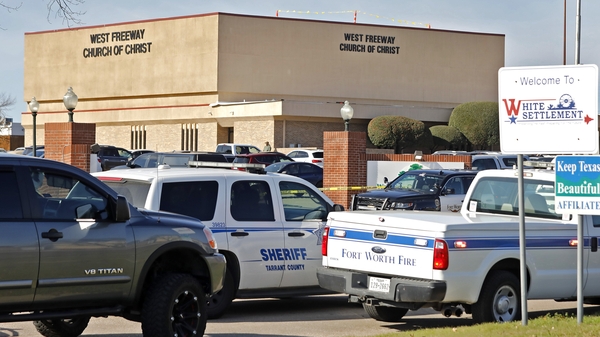 The service at the West Freeway Church of Christ was being streamed live on the internet