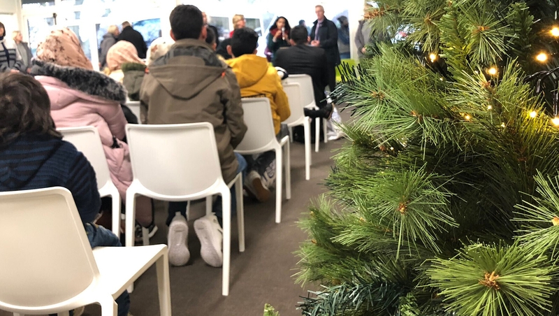 Many of the families have spent a number of years in refugee camps in Lebanon having fled their homes during the deadly Syrian civil war