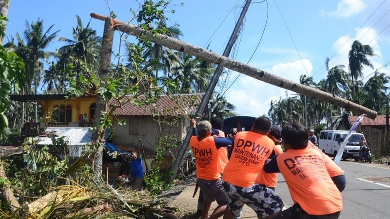 Tens of thousands of people remain in emergency shelters following the powerful storm