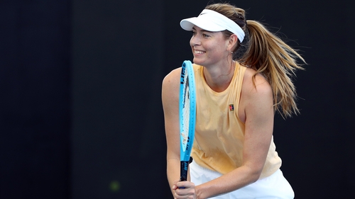 Sharapova last played a competitive match in the first round of the US Open in August and has dropped to 133rd in the world after a season in which a long-standing shoulder injury restricted her to eight tournaments