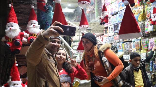 Selfies in Cairo ahead of New Year celebrations