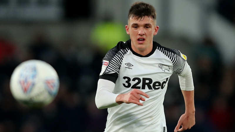 Jason Knight in action for Derby County