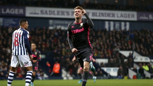Substitute Patrick Bamford's header in the second half secured a point for Leeds away to West Brom