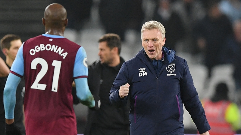 David Moyes celebrates