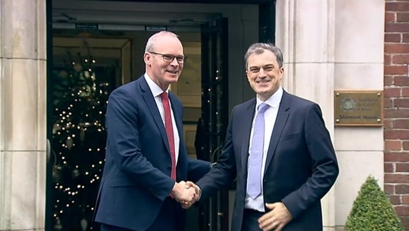 Simon Coveney and Julian Smith are meeting the five main political parties at Stormont