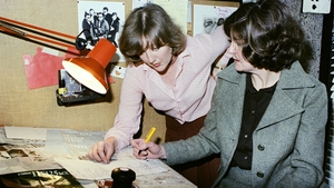 Researching a story for her RTÉ Radio 1 show Women Today in May 1979