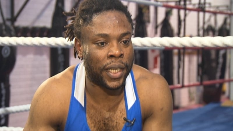 Yannick began training at the local gym while in direct provision accommodation