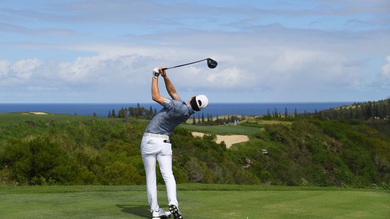 Joaquin Niemann leads by one shot