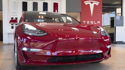 Shares in the electric carmaker rose more than 6% in early trading.