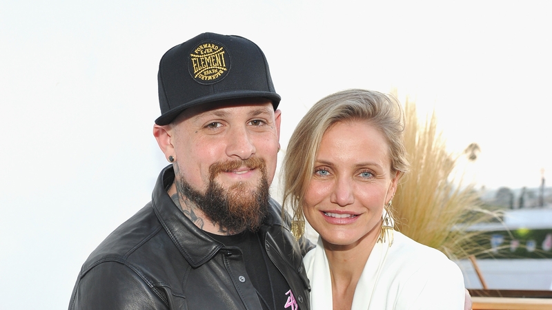 Cameron Diaz with husband Benji Madden