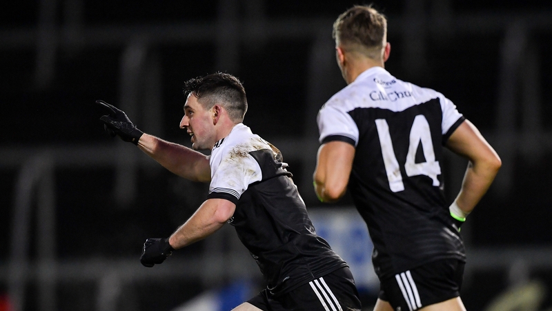 Daryl Branagan celebrates his goal