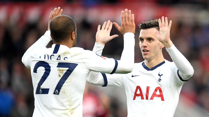 Lucas Moura equalised for Tottenham Hotspur