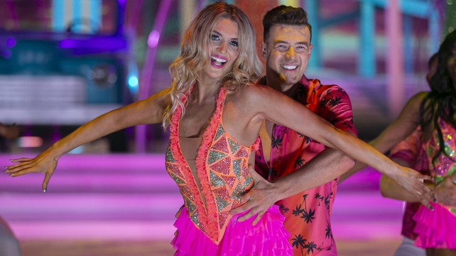 Former Miss Universe Ireland Grainne Gallanagh and partner Kai Widdrington