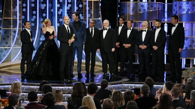 Succession scooped the much-sought after Golden Globe for Best TV drama. Picking up the award creator Jesse Armstrong said: "It's a team show and I am here as a representative to accept it on behalf of all of us."
