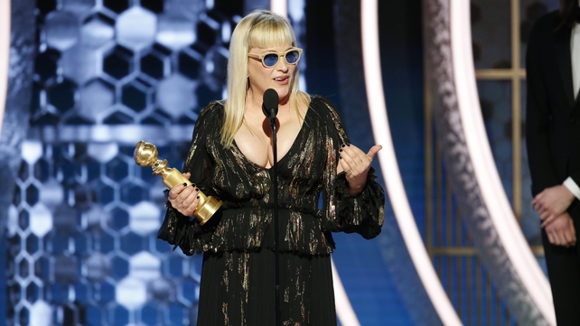 The Act star Patricia Arquette won Best Actress in a Supporting Role in a Series, Limited Series or Motion Picture made for TV and used her acceptance speech to urge people to vote.