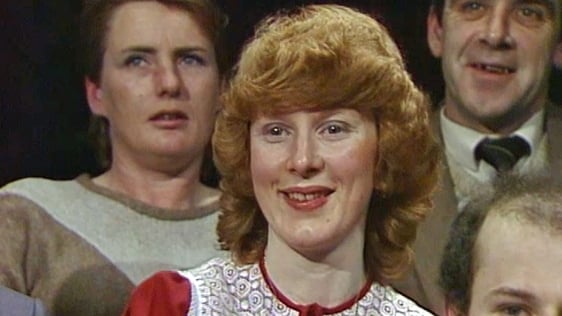 Bernadette O'Driscoll on the Late Late Show in 1985.